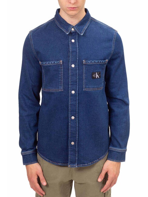 CALVIN KLEIN CK JEANS Cămașă din denim cu mânecă lungă, croială regulată denim închis - Cămăși pentru bărbați