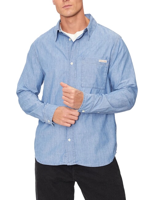 CALVIN KLEIN CK JEANS Cămașă din denim cu mânecă lungă blugi - Cămăși pentru bărbați