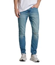 CALVIN KLEIN CK JEANS Blugi slim fit cu rupturi - Jeans