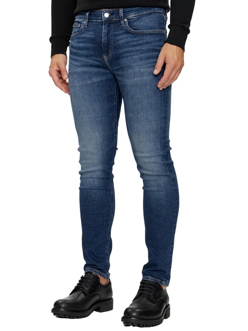 CALVIN KLEIN CK JEANS Blugi skinny fit denim închis - Jeans