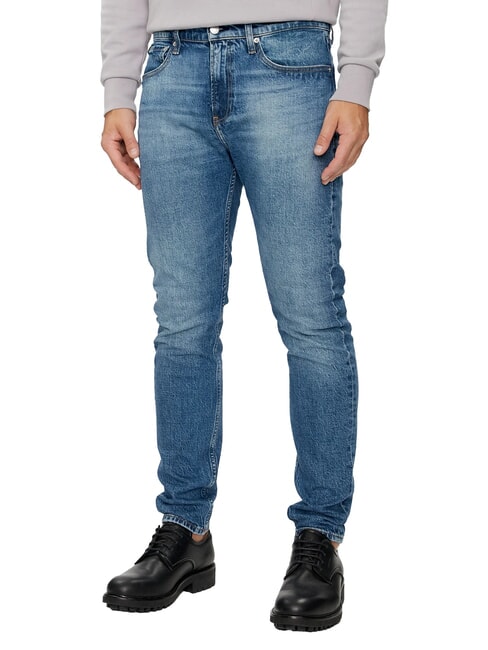 CALVIN KLEIN CK JEANS Blugi cu croială conică denim închis - Jeans