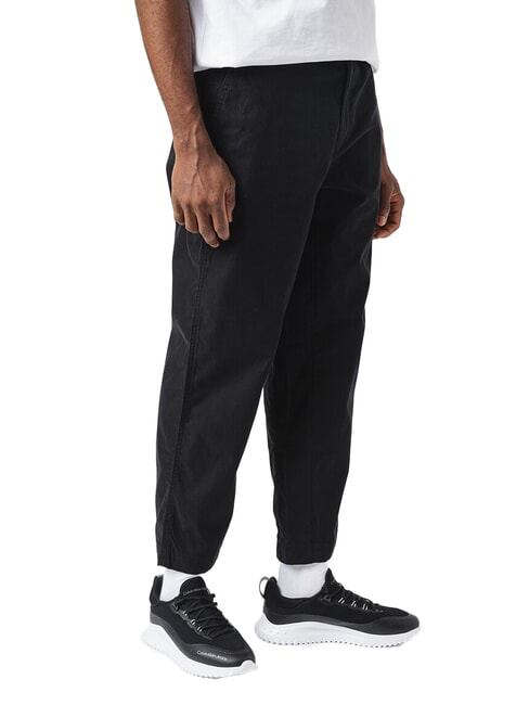 CALVIN KLEIN CK JEANS Pantaloni crop ck negru - Jeans