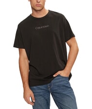 CALVIN KLEIN CK Tricou din bumbac cu m&acirc;necă scurtă negru - tricou - 1