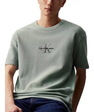 CALVIN KLEIN CK JEANS Tricou tip waffle cu mânecă scurtă, croială lejeră - tricou