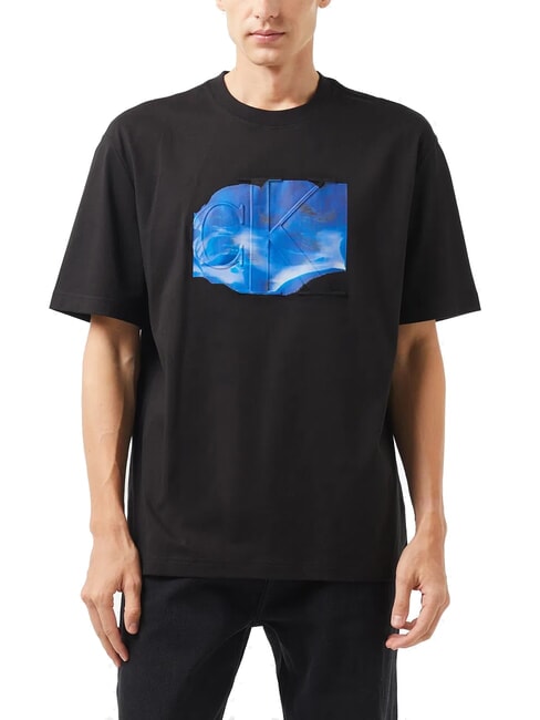 CALVIN KLEIN CK JEANS Tricou cu mânecă scurtă Euphoric în relief ck negru - tricou