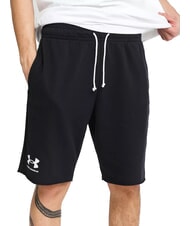 UNDER ARMOUR RIVAL TERRY Pantaloni scurți sport negru - Costume sport pentru bărbați - 1