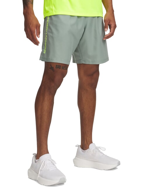 UNDER ARMOUR TECH WOVEN Pantaloni scurți sport verde siliciu - Costume sport pentru bărbați