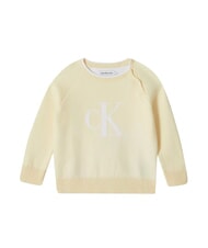 CALVIN KLEIN CK KIDS Hanorac cu guler rotund și nasturi - Hanorac pentru bebeluși