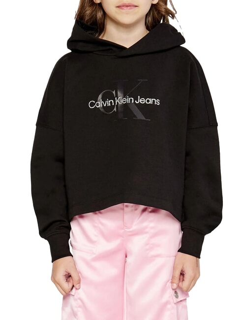 CALVIN KLEIN CK KIDS Hanorac cu imprimeu cu logo strălucitor ck negru - Hanorac pentru bebeluși