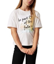 CALVIN KLEIN CK KIDS Tricou cu mânecă scurtă și imprimeu - Tricou copil