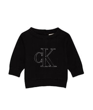 CALVIN KLEIN CK KIDS Pulover cu guler rotund pentru nou-născuți - Salopete și ținute pentru bebeluși