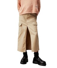 CALVIN KLEIN CK KIDS Fustă cargo cu crăpătură - Fuste pentru fetițe