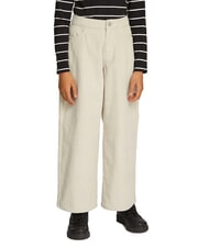 CALVIN KLEIN CK KIDS Pantaloni din catifea reiată pentru fete pelican - Pantaloni pentru copii - 1