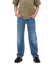 CALVIN KLEIN CK KIDS Blugi cu picior lat pentru copii erou albastru spălat - Pantaloni pentru copii - 1