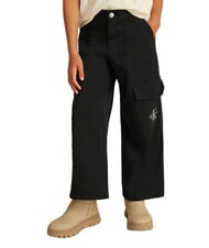 CALVIN KLEIN CK KIDS Pantaloni cargo din bumbac pentru fete - Pantaloni pentru copii