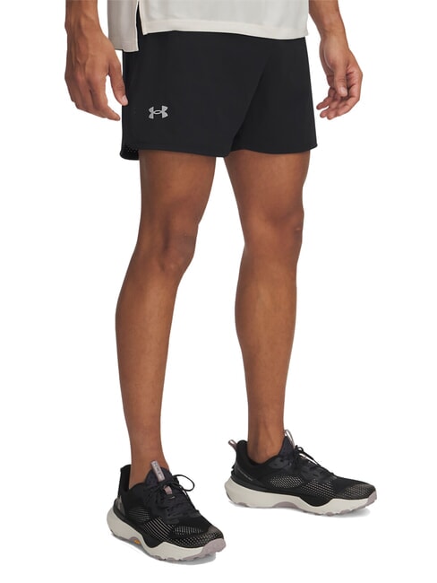 UNDER ARMOUR TRAIL RUN Pantaloni scurți sport negru - Pantaloni