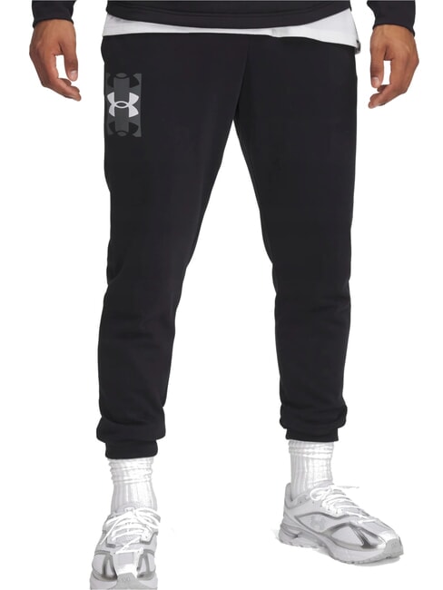 UNDER ARMOUR RIVAL TERRY Pantaloni sport negru - Costume sport pentru bărbați