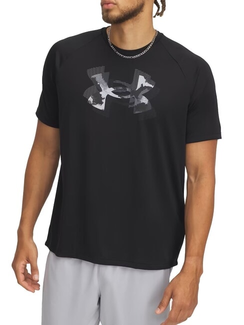 UNDER ARMOUR TECH PRINT Tricou negru - tricou