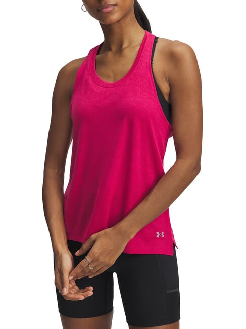 UNDER ARMOUR LAUNCH Maiou fuchsia umbrită - tricou