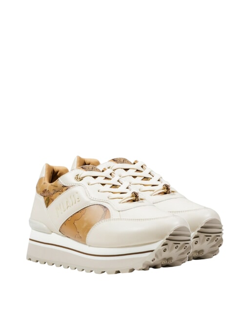 ALVIERO MARTINI PRIMA CLASSE GEO JR Teniși cu platformă alb murdar/bej geo - Pantofi femei