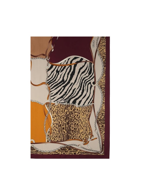 LIUJO MIX PRINT Eșarfă cu imprimeu integral panglică naturală - Eșarfe