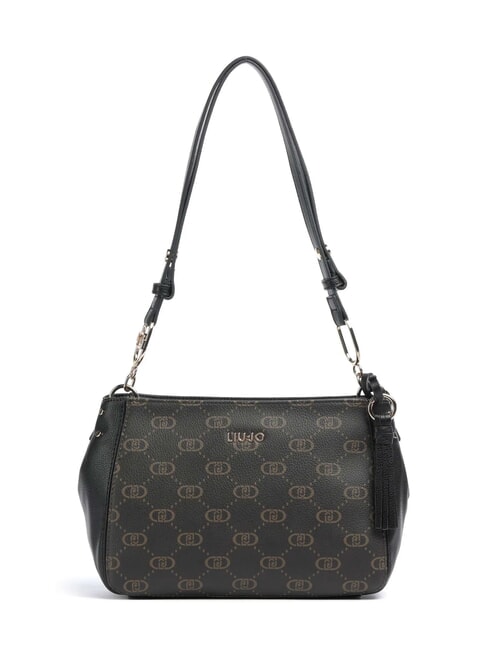 LIUJO CIRRY Geantă cu funcție dublă și ciucure BLACK - Genți femei