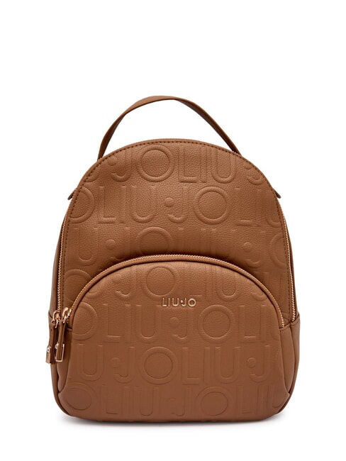 LIUJO MANHATTAN Rucsac mediu cu logo în relief piele de căprioară - Genți femei
