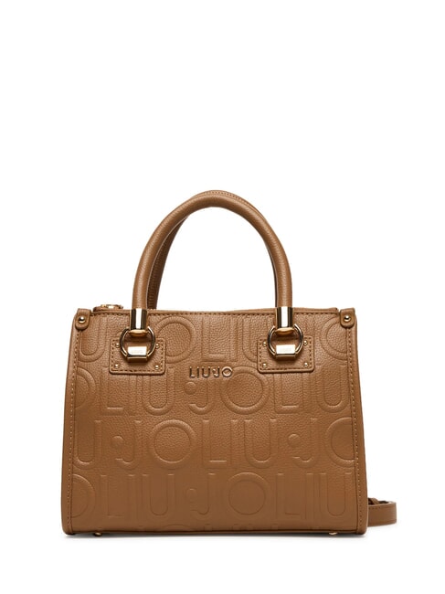 LIUJO MANHATTAN Geantă mică cu logo în relief piele de căprioară - Genți femei