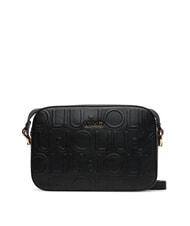 LIUJO MANHATTAN Geantă medie pentru cameră cu logo &icirc;n relief BLACK - Genți femei - 1