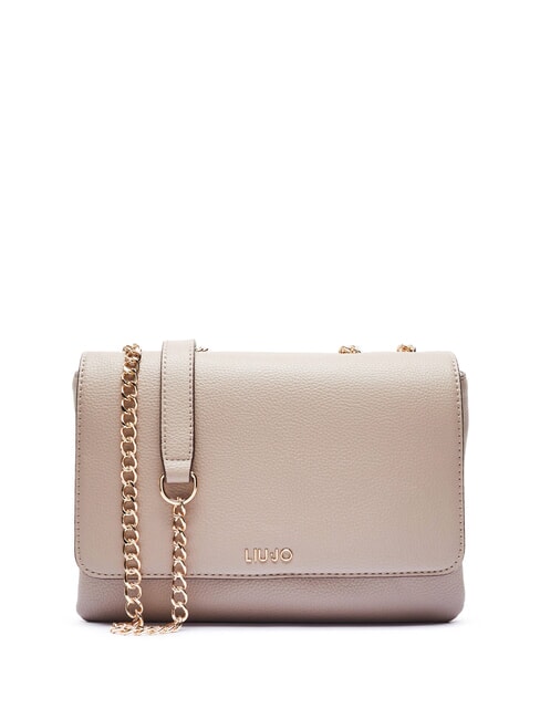 LIUJO CALIWEN Geantă de umăr convertibilă cu lanț taupe de deșert - Genți femei