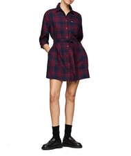 TOMMY HILFIGER TH JEANS  Rochie tartan - Haine de femeie