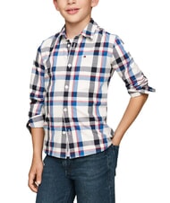 TOMMY HILFIGER TH KIDS Cămașă tartan - cămăși pentru copii