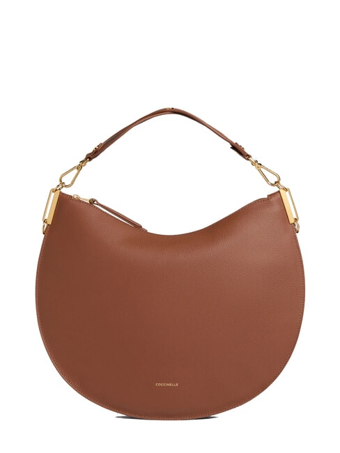 COCCINELLE SUNUP  Geanta de umar, cu bareta de umar coniac/negru - Genți femei