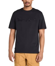 TIMBERLAND EMBROIDERY TONAL Tricou din bumbac BLACK - tricou - 1