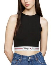 TOMMY HILFIGER TH JEANS Top negru - tricou - 1