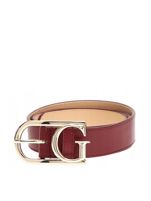 GUESS EVAINE Curea din piele cu cataramă G RED - Curele