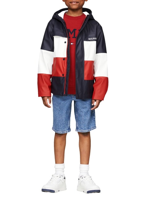TOMMY HILFIGER TH KIDS Sacou roșu / alb / albastru - Jachete pentru copii