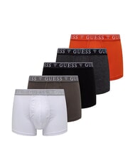 GUESS LOGO CLASSIC 5 boxeri multicolori - Slip pentru bărbați