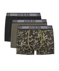 GUESS JOE 3 boxeri multicolori camuflaj verde 81 - Slip pentru bărbați - 1
