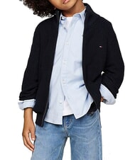 TOMMY HILFIGER TH KIDS Pulover cu fermoar complet - Pulovere pentru copii