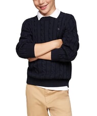 TOMMY HILFIGER TH KIDS Pulover din bumbac pentru bebeluși - Pulovere pentru copii