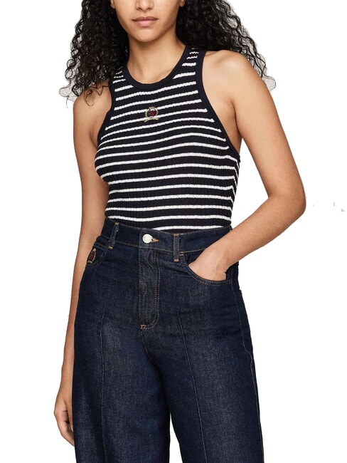 TOMMY HILFIGER TH  Cămașă fără mâneci cerul deșertului - Pulovere pentru femei