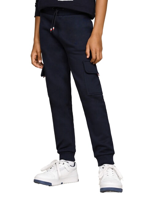TOMMY HILFIGER TH KIDS Pantaloni cerul deșertului - Pantaloni pentru copii