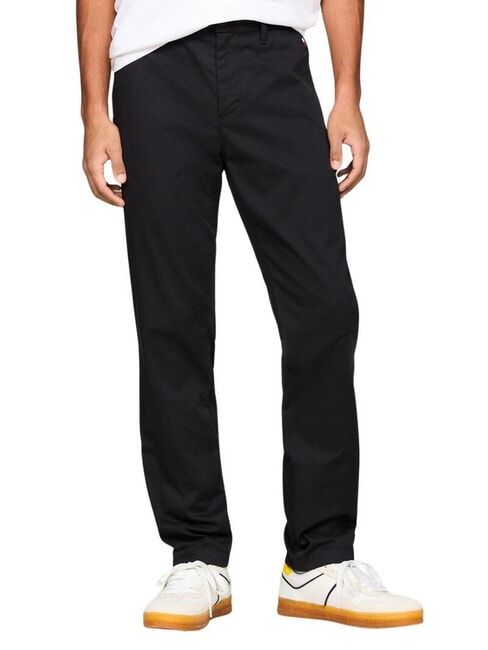 TOMMY HILFIGER TH JEANS Austin Pantaloni chino negru - Pantaloni
