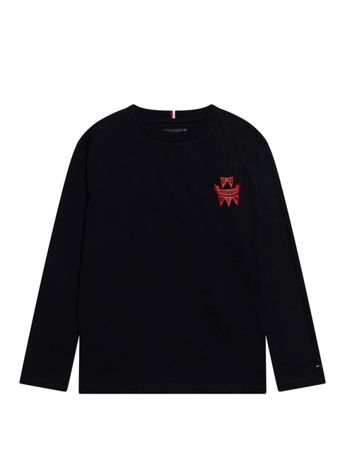 TOMMY HILFIGER TH KIDS Tricou cu mânecă lungă cerul deșertului - Tricou copil