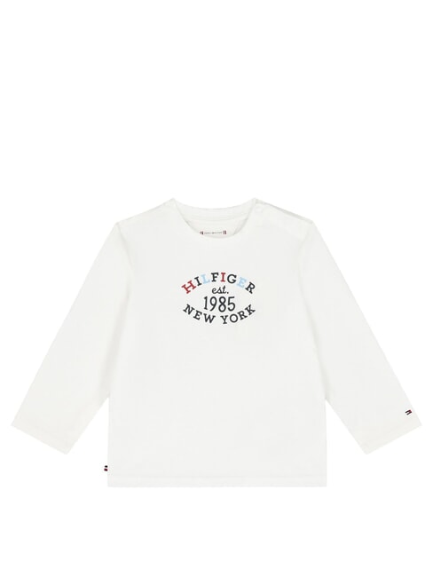 TOMMY HILFIGER TH KIDS 1985 Tricou cu mânecă lungă alb - Tricou copil