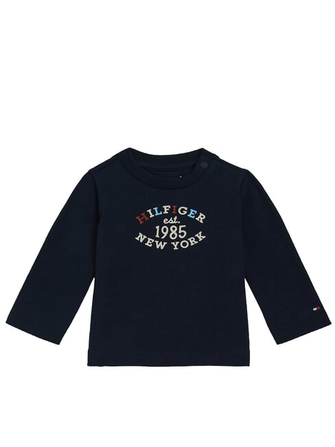 TOMMY HILFIGER TH KIDS 1985 Tricou cu mânecă lungă cerul deșertului - Tricou copil