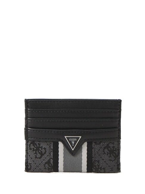 GUESS MADRID Titularul cardului CARBUN / NEGRU - Portofele bărbați