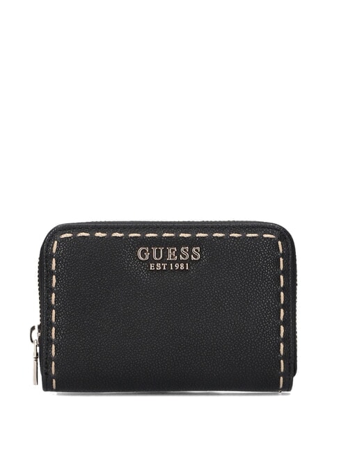 GUESS NASTRA Portofel mediu BLACK - Portofele femei