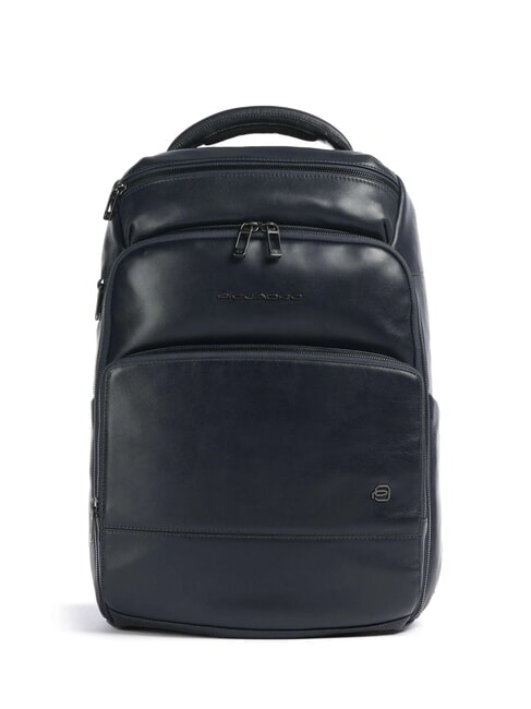 PIQUADRO W136 Rucsac pentru laptop de 14", din piele albastru - Rucsacuri pentru laptop